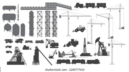 A set of industrial objects