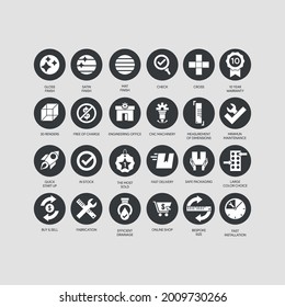 Set of industry and entrepreneurship icons 