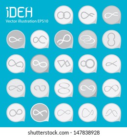 Set of Infinity Icons 