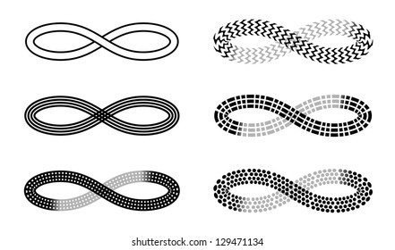 Set of Infinity symbols