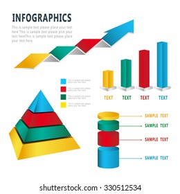 Set of info graphics