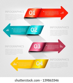 Set of info graphics banners. Vector