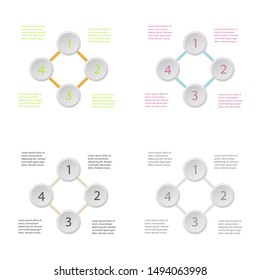 Set of Infografics template. for your presentation. EPS 10.