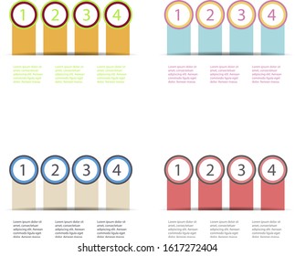 Set of Infografics template. for your presentation. EPS 10.