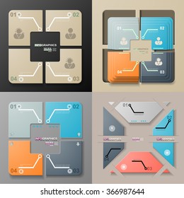 Set of infograpfics, vector illustration eps 10.