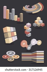 Set of infographic business elements 