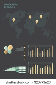 Set of infographic business elements 
