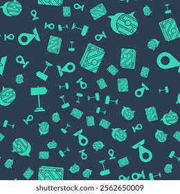 Set Infographic of city map navigation, Infographic of city map navigation, Road traffic sign and Location on seamless pattern. Vector