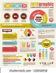 set of infographic elements