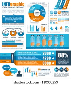 set of infographic elements