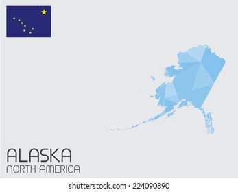 A Set of Infographic Elements for the Country of Alaska