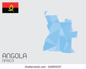 A Set of Infographic Elements for the Country of Angola