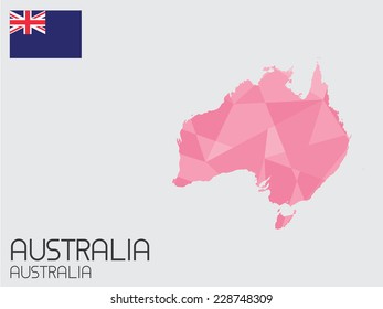A Set of Infographic Elements for the Country of Australia