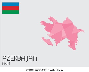 A Set of Infographic Elements for the Country of Azerbaijan