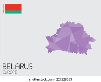 A Set of Infographic Elements for the Country of Belarus
