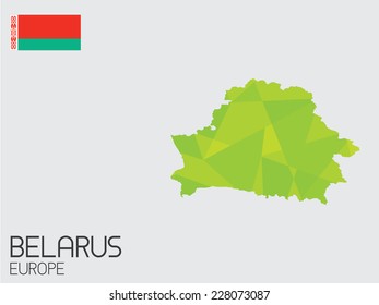 A Set of Infographic Elements for the Country of Belarus
