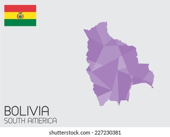 A Set of Infographic Elements for the Country of Bolivia