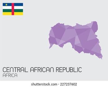 A Set of Infographic Elements for the Country of Central African Republic