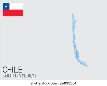 A Set of Infographic Elements for the Country of Chile