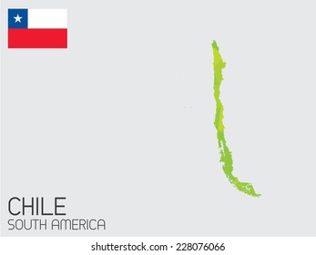 A Set of Infographic Elements for the Country of Chile
