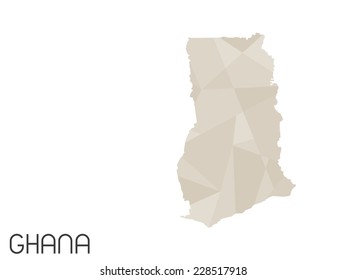 A Set of Infographic Elements for the Country of Ghana