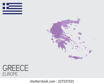 A Set of Infographic Elements for the Country of Greece