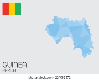 A Set of Infographic Elements for the Country of Guinea
