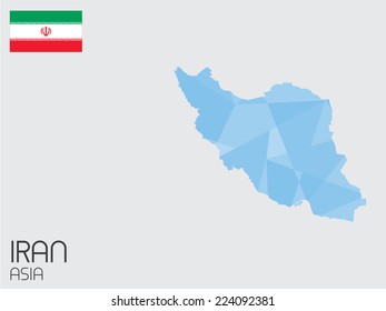 A Set of Infographic Elements for the Country of Iran