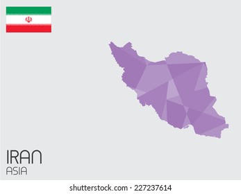 A Set of Infographic Elements for the Country of Iran