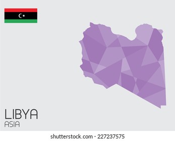 A Set of Infographic Elements for the Country of Libya