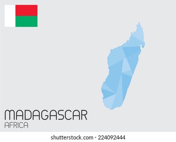 A Set of Infographic Elements for the Country of Madagascar