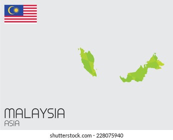 A Set of Infographic Elements for the Country of Malaysia