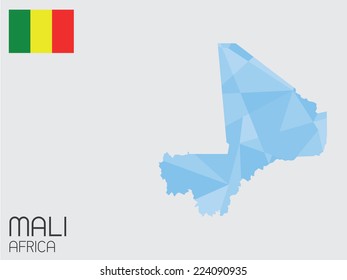 A Set of Infographic Elements for the Country of Mali