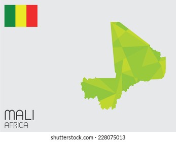 A Set of Infographic Elements for the Country of Mali