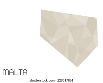 A Set of Infographic Elements for the Country of Malta