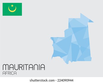 A Set of Infographic Elements for the Country of Mauritania