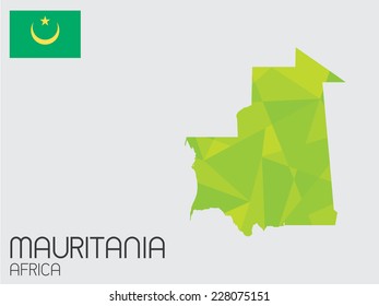 A Set of Infographic Elements for the Country of Mauritania