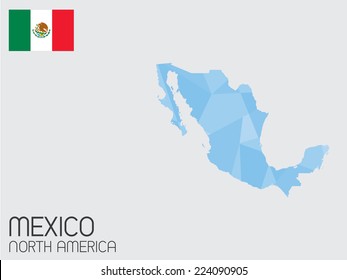 A Set of Infographic Elements for the Country of Mexico
