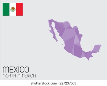 A Set of Infographic Elements for the Country of Mexico