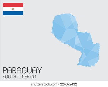 A Set of Infographic Elements for the Country of Paraguay