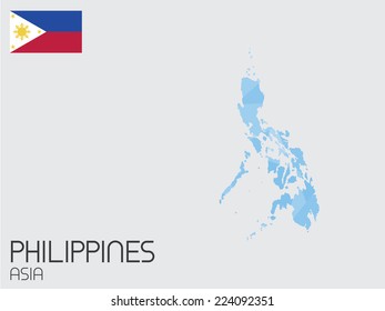 A Set of Infographic Elements for the Country of Philippines