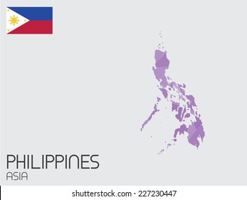 A Set of Infographic Elements for the Country of Philippines