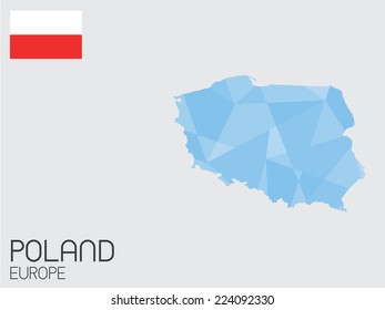 A Set of Infographic Elements for the Country of Poland
