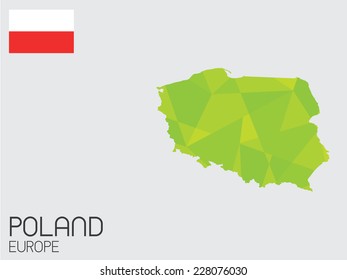 A Set of Infographic Elements for the Country of Poland