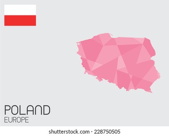A Set of Infographic Elements for the Country of Poland