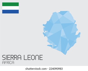 A Set of Infographic Elements for the Country of Sierra Leone