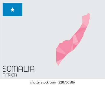 A Set of Infographic Elements for the Country of Somalia