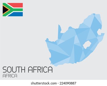 A Set of Infographic Elements for the Country of South Africa
