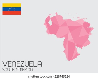 A Set of Infographic Elements for the Country of Venezuela