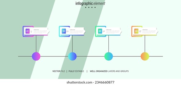 Set of infographic elements data visualization vector design template. Can be used for steps, options, business process, workflow, diagram, flowchart concept, timeline, marketing icons, info graphics.